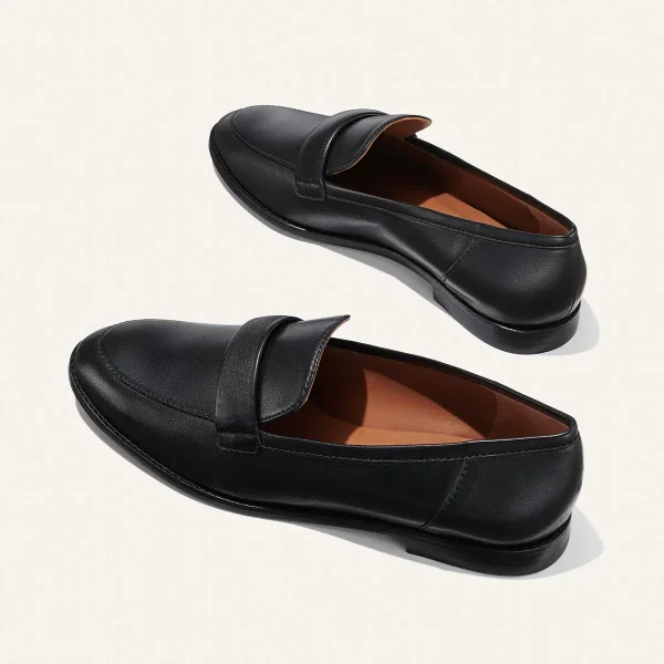 The Andie Loafer - Black Nappa - Image 5