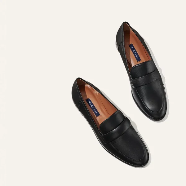 The Andie Loafer - Black Nappa - Image 3