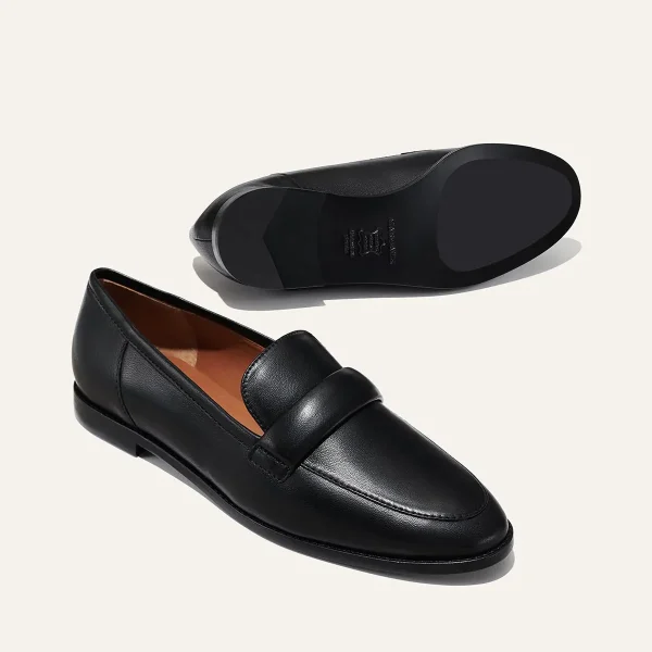 The Andie Loafer - Black Nappa - Image 4