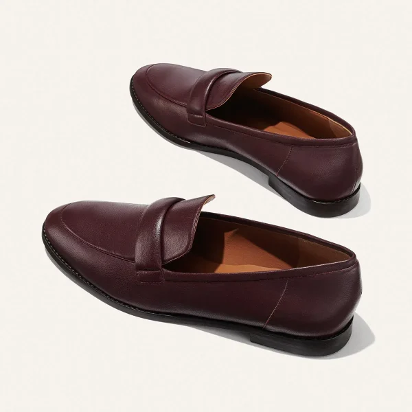 The Andie Loafer - Burgundy Nappa - Image 5