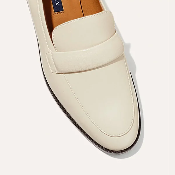 The Andie Loafer - Ecru Nappa - Image 6
