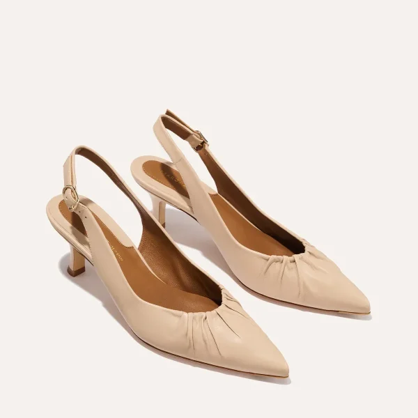 The Anya Slingback - Almond Nappa - Image 3