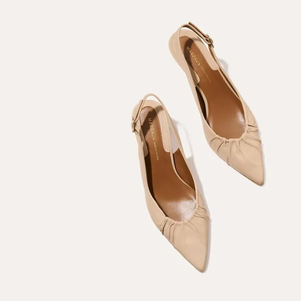 The Anya Slingback - Almond Nappa - Image 5