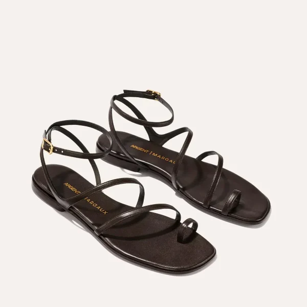 The Positano Sandal - Espresso Nappa - Image 3