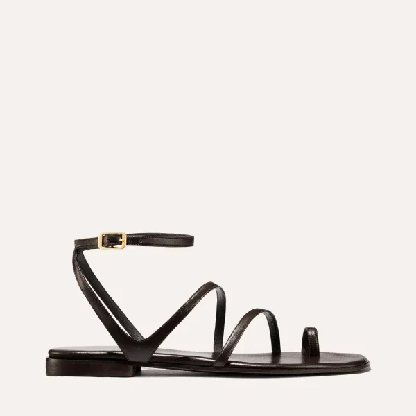The Positano Sandal - Espresso Nappa