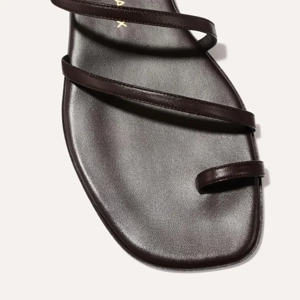 The Positano Sandal - Espresso Nappa - Image 7