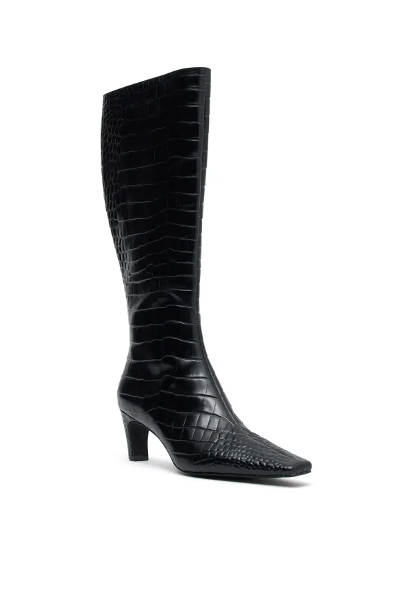 THE ASHER BLACK CROC BOOT - Image 5