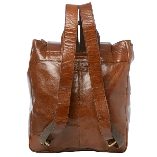 Leather Backpack - Rucksack Brown - Image 3