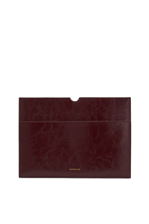 THE BASS BURGUNDY LAPTOP SLEEVE