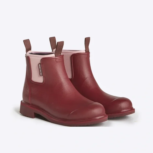 Bobbi Ankle Boot // Beetroot & Light Pink - Image 2