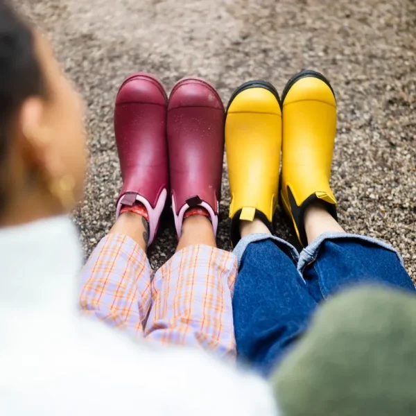 Bobbi Ankle Boot // Beetroot & Light Pink - Image 7