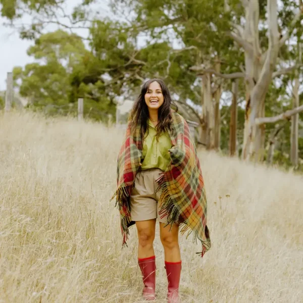 Darcy Mid Calf Gumboot  // Beetroot & Red - Image 5