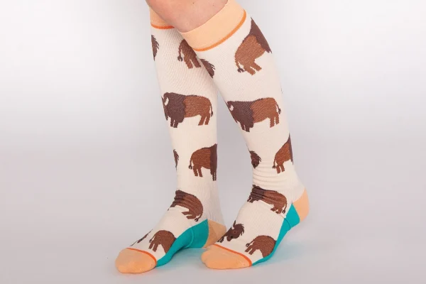 Compression Socks, Bison - Image 2