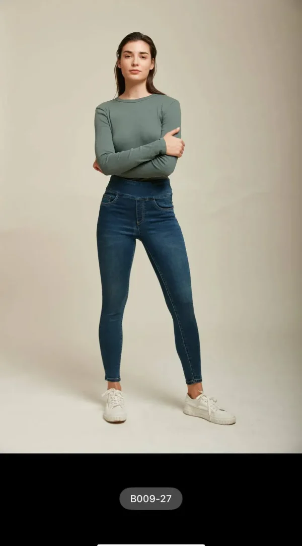 Tocada - Elasticated Waist Stretchy Jeans/Jegging - Image 2