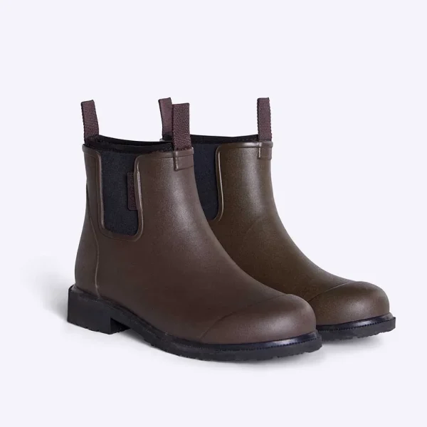 Bobbi Ankle Boot // Chocolate & Black - Image 2