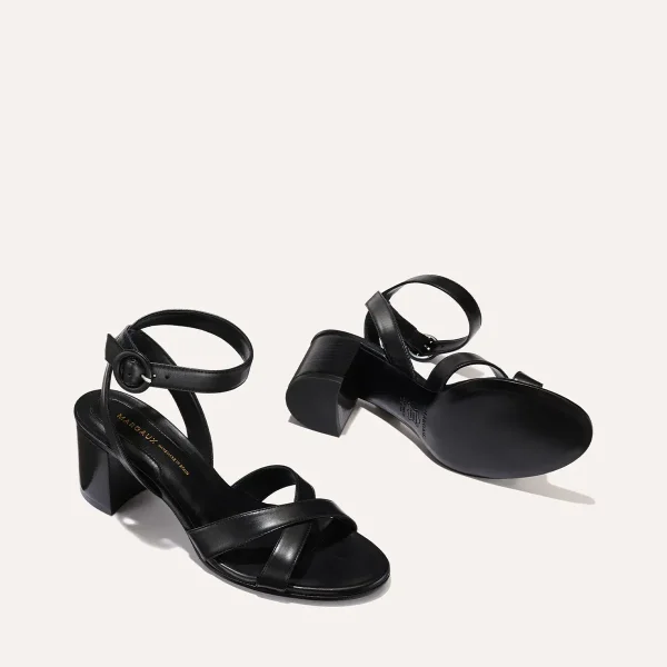 The City Sandal - Black Nappa - Image 4