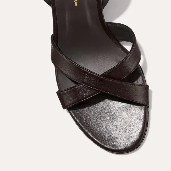 The City Sandal - Espresso Nappa - Image 6