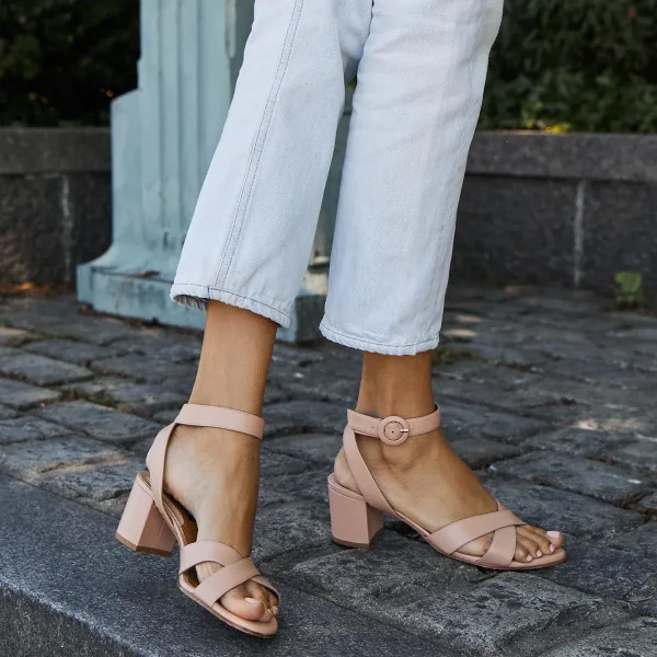The City Sandal - Rose Nappa - Image 2