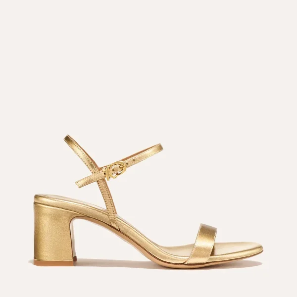 The Cleo Sandal - Gold Nappa