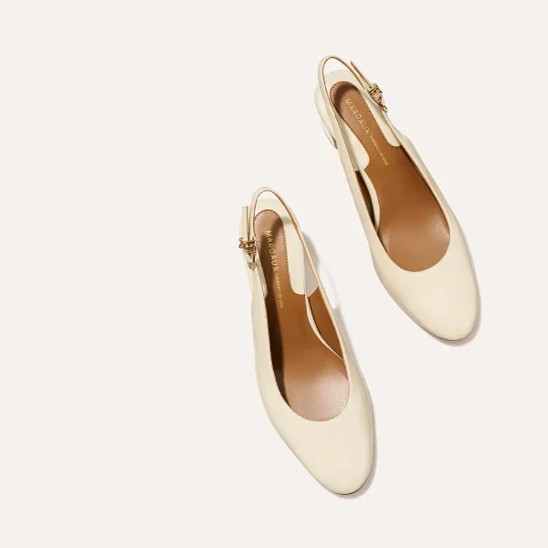 The Cluny Slingback - Cream Calf - Image 4