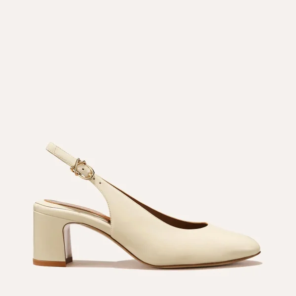 The Cluny Slingback - Cream Calf