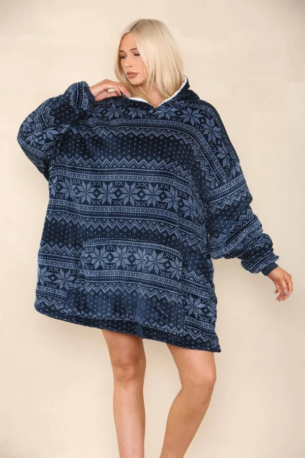 Unisex Reversible Snuggle Hoodie - Image 3