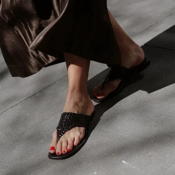 The Deia - Espresso Woven Leather - Image 2