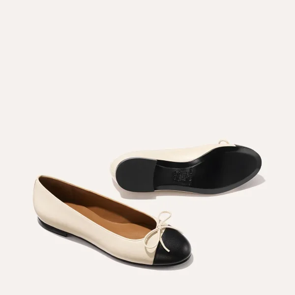 The Demi - Ecru and Black Nappa - Image 5