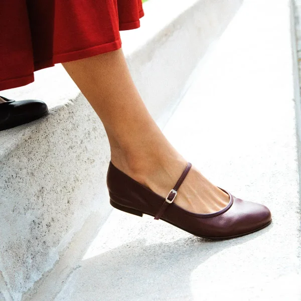 The Demi Jane - Burgundy Nappa - Image 2