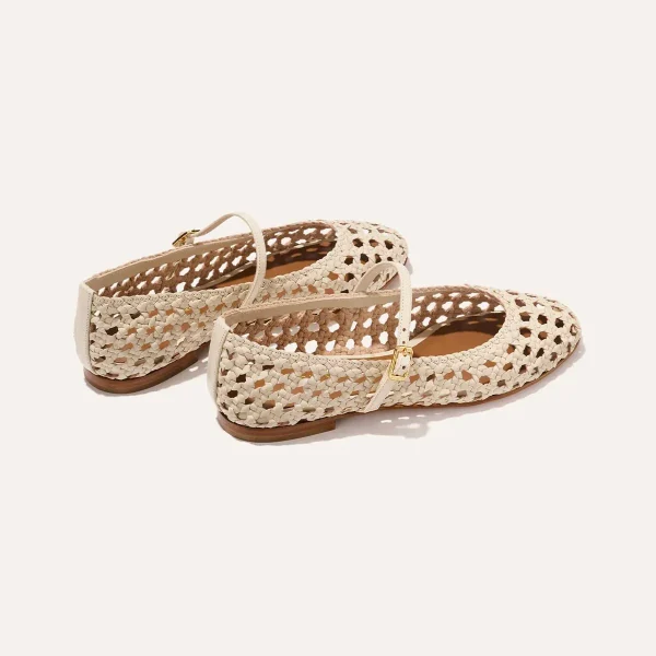 The Demi Jane - Ecru Woven Leather - Image 6