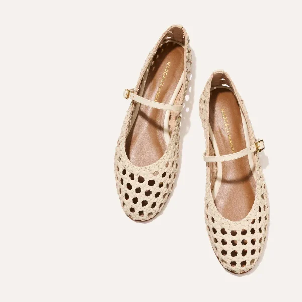 The Demi Jane - Ecru Woven Leather - Image 3