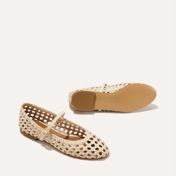 The Demi Jane - Ecru Woven Leather - Image 4