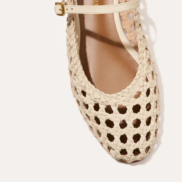 The Demi Jane - Ecru Woven Leather - Image 7