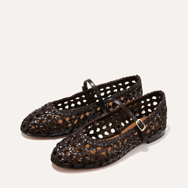 The Demi Jane - Espresso Woven Leather