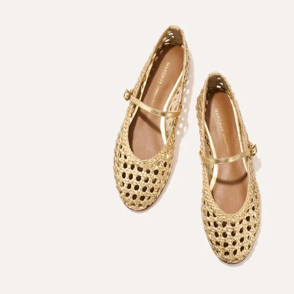 The Demi Jane - Gold Woven Leather - Image 4