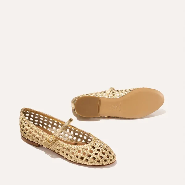 The Demi Jane - Gold Woven Leather - Image 5