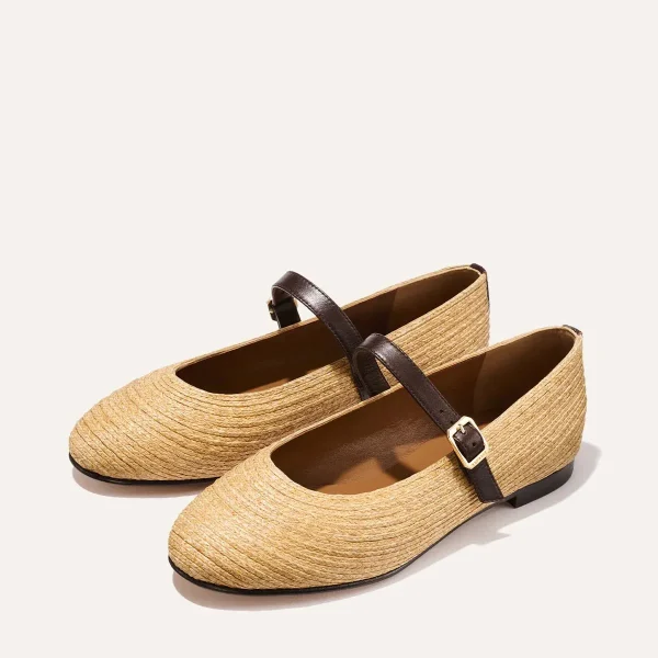 The Demi Jane - Natural Raffia