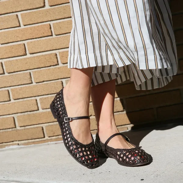 The Demi Jane - Espresso Woven Leather - Image 2