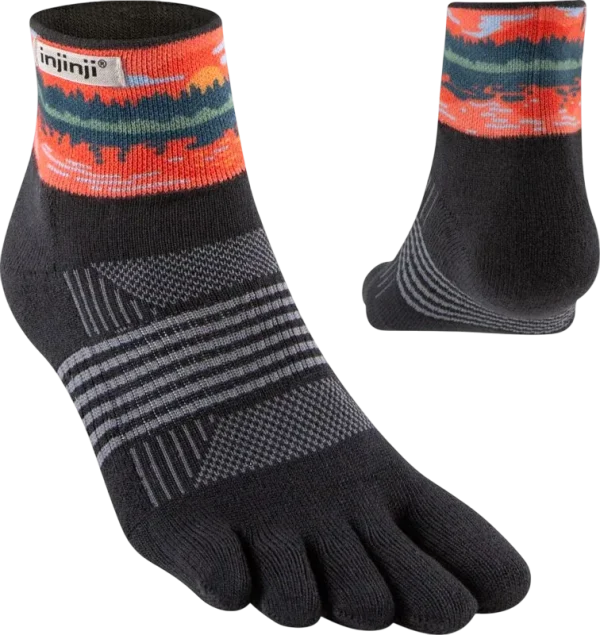 Injinji Artist Designed Women's Mini Crew Coolmax - Reflection - Image 2