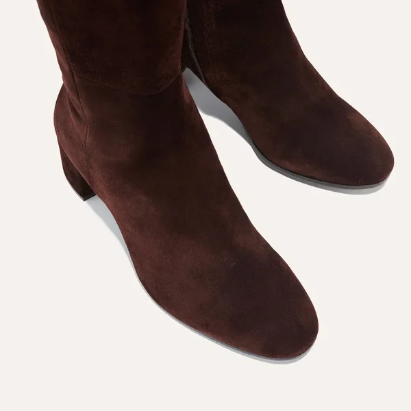 The Edie Boot - Chocolate Suede - Image 5
