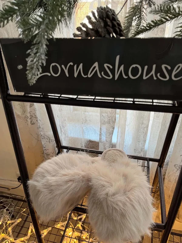 Victoria Faux Fur Mule Slippers - Image 4
