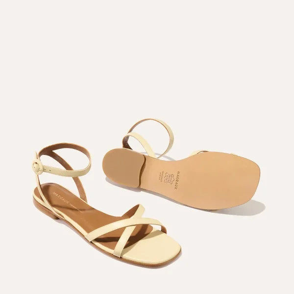 The Flat Sandal - Butter Nappa - Image 4