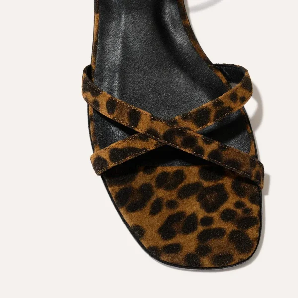 The Flat Sandal - Leopard Suede - Image 6