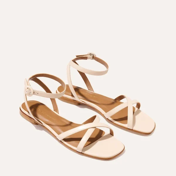 The Flat Sandal - Magnolia Nappa - Image 2