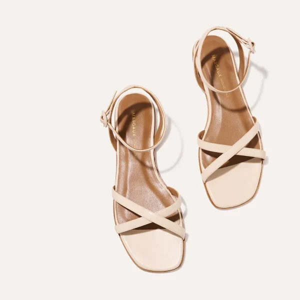 The Flat Sandal - Magnolia Nappa - Image 3