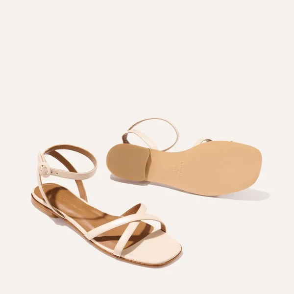 The Flat Sandal - Magnolia Nappa - Image 4
