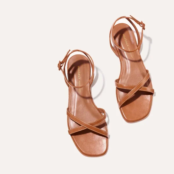 The Flat Sandal - Saddle Nappa - Image 4