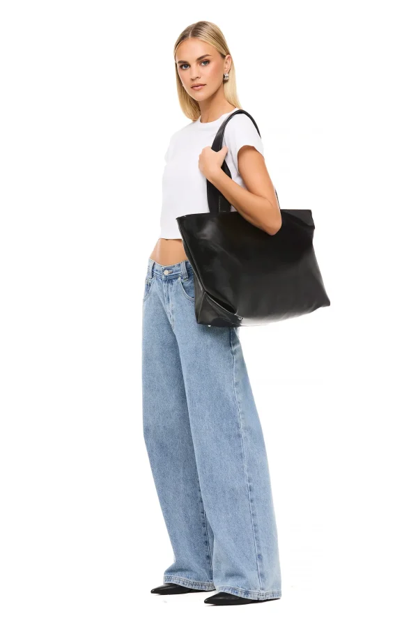 THE GINA BLACK TOTE - Image 4