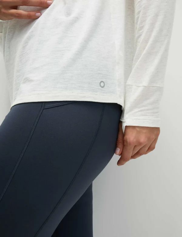 Merinotec Crew Neck Walking Top - Ivory - Image 4