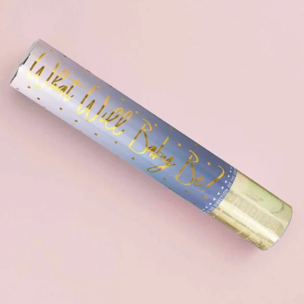 Pink Gender Reveal Smoke Cannon With Confetti - Image 2